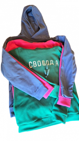 Флисовое худи "Свобода" фото 2